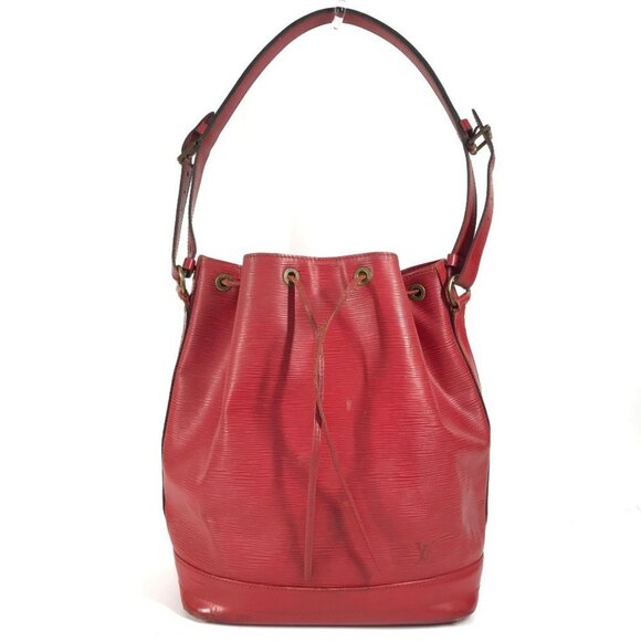 LOUIS VUITTON M44007 Epi Noe drawstring Shoulder Bag Leather Castilian Red - Picture 1 of 16